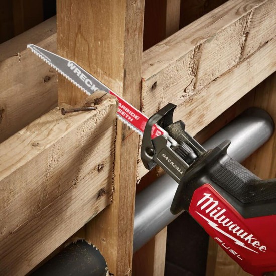 Milwaukee 150mm x 6tpi Multi Material WRECKER Demolition Sawzall Blades with Carbide Teeth