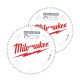 Milwaukee 254mm Circular Saw Blade with Anti-Friction Coating Twin Pack