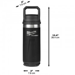 Milwaukee 710ml PackOut Insulated Bottle - Black 