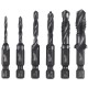 Milwaukee 6 Piece 1/4" Hex HSS-G Combi Drill Tap Set
