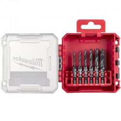 Milwaukee 6 Piece 1/4" Hex HSS-G Combi Drill Tap Set