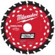 Milwaukee 190mm x 30mm x 24T Nitrus Carbide Circular Saw Blade