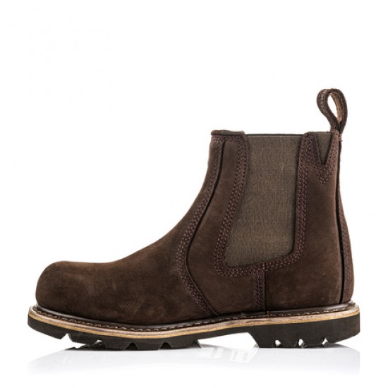 Buckler Safety Dealer Boot - Chocolate Brown