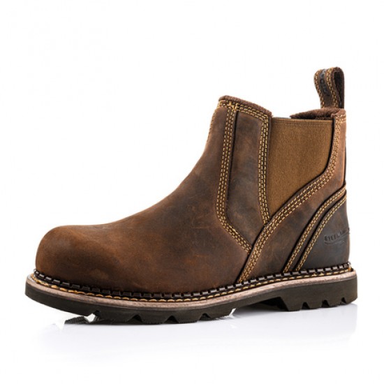 Buckler Safety Dealer Boot - Crazy Horse Brown