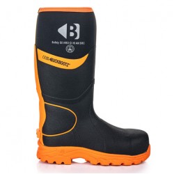Buckler Safety Buckbootz Welly - Black & Orange