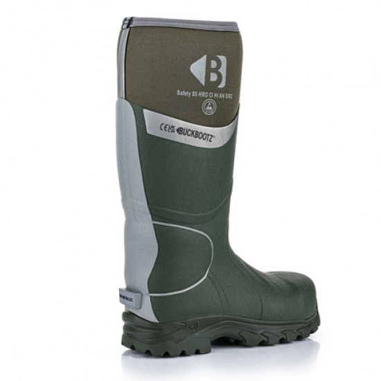 Buckler Safety Buckbootz Welly - Green