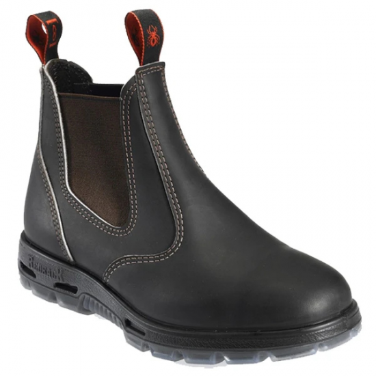 Redback Safety Dealer Boot - Dark Brown 