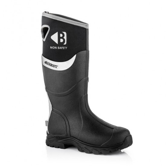 Buckbootz WALKERZ Non-Safety Wellington Black
