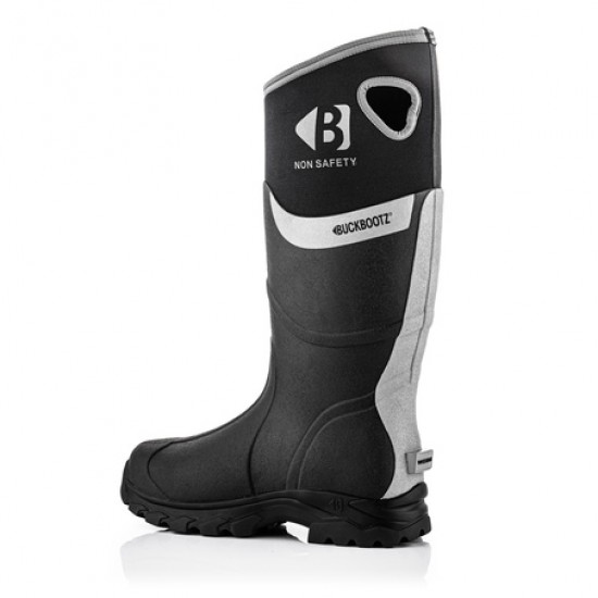 Buckbootz WALKERZ Non-Safety Wellington Black
