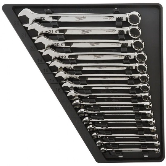 Milwaukee 15PC Metric Combination Spanner Set
