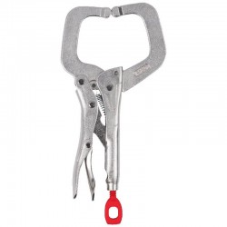 Milwaukee 6" Torque Lock Locking C-Clamp with Regular Jaws