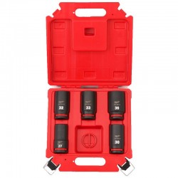 Milwaukee 5 Piece ShockWave Impact Duty 3/4" Drive Deep Impact Socket Set