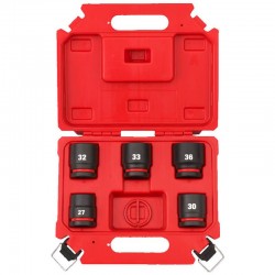 Milwaukee 5 Piece ShockWave Impact Duty 1" Drive Impact Socket Set