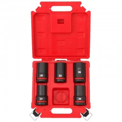 Milwaukee 5 Piece ShockWave Impact Duty 1" Drive Deep Impact Socket Set