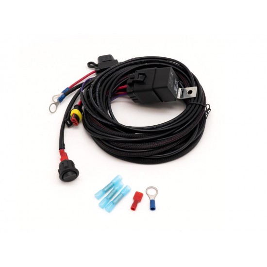 Lazer Single-Lamp Wiring Kit (2-Pin, Superseal, 12V)
