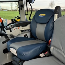 New Holland Sears Leather Effect Grammer Drivers Seat - Various Models