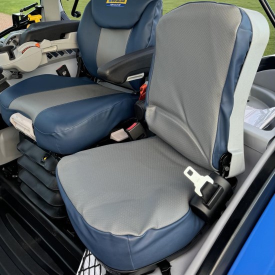 New Holland Sears Leather Effect Passenger Seat - T6 & T7