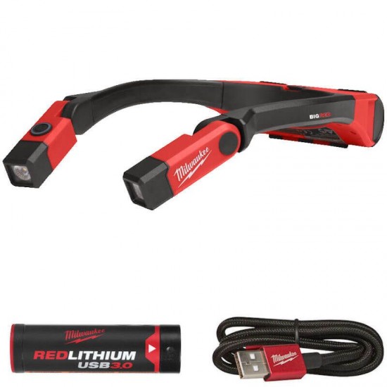 Milwaukee Red Lithium USB TrueView Neck Light