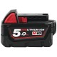 Milwaukee M18B5 M18 5.0Ah Red Lithium-Ion Battery