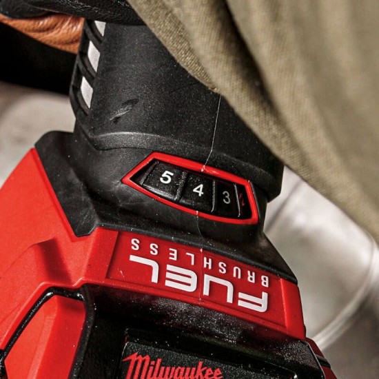 Milwaukee M18FSAGV115XPDB-0 M18 FUEL 115mm Variable Speed FIXTEC Braking Angle Grinder with Paddle Switch