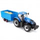 Bburago New Holland T7.315 with Hay Trailer